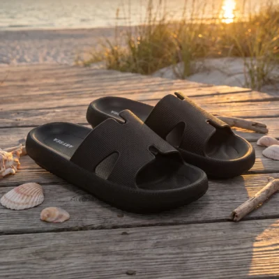 Unisex Summer EVA Soft Sole Open-Toe Beach Slides