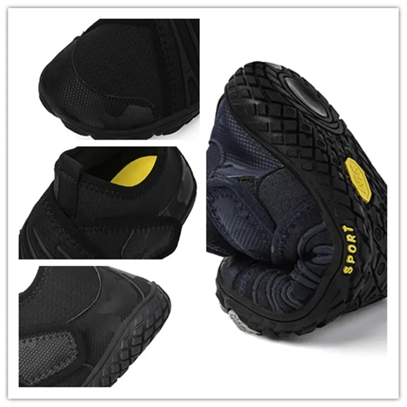 Men's Quick-Dry Wide-Toe Adjustable Water Shoes - Image 4